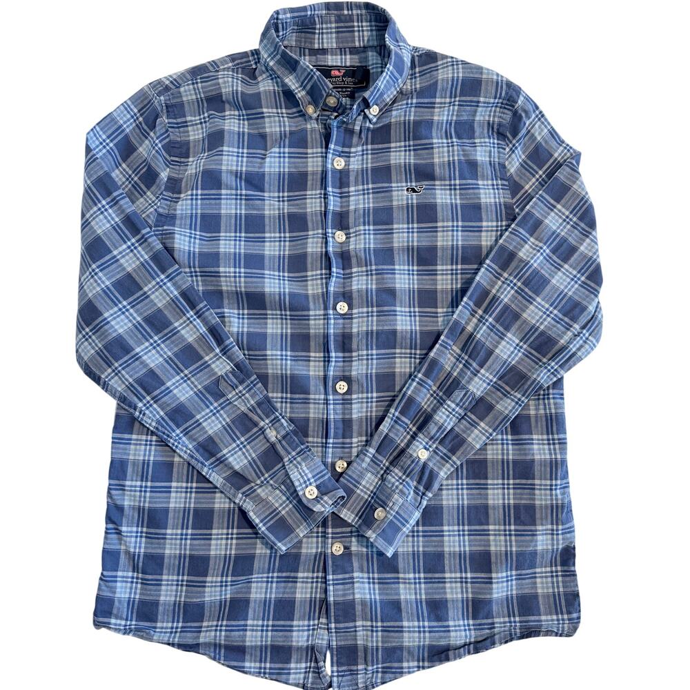 Vineyard Vines Boys Long Sleeve Button Down Shirt — Youth Medium (12-14)